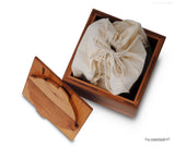 mokkyu® Kubus | Holzurne «Partner» Apfelbaum | Grösse: Partnerurne