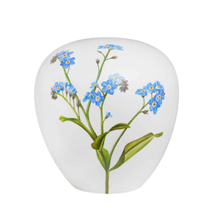 yasura® amphora | Metal urn “Forget-me-not” | Size: standard