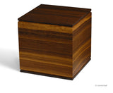 mokkyu® Kubus | Holzurne Eiche dunkel «massiv»