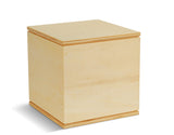 mokkyu® Cube | Wooden Urn Poplar «basic»