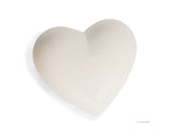 sekishin® heart urn | Ceramic urn white | Size: standard