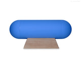 Capsule© urn sculpture | «Metal blue»