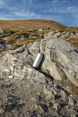 Capsule© urn sculpture | “Metal silver”