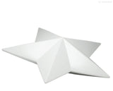 étoile blanche© | star urn ceramic urn white | size: normal