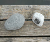 peace stone® Small river stone urn | with valuable stainless steel twist lock