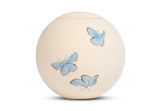 sfera bianca© | Tonurne «Blaue Schmetterlinge»