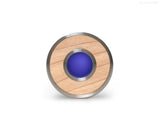 sign of memory® Miniurne | Edelstahl und Holz | mit Glasluke