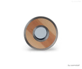 sign of memory® Miniurne | Edelstahl und Holz | mit Glasluke