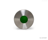 sign of memory® Miniurne | Edelstahl | mit farbiger Glasluke