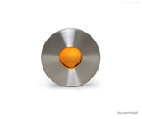 sign of memory® Miniurne | Edelstahl | mit farbiger Glasluke