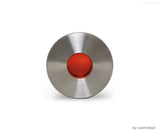 sign of memory® Miniurne | Edelstahl | mit farbiger Glasluke