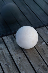 yobushi® Kugelurne | Holzurne Tanne «Bio Natur» | mit Bajonett Drehverschluss