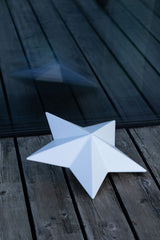 étoile blanche© | star urn ceramic urn white | size: normal