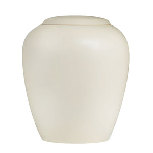 yasura® Amphore | Holzurne Pappel «creme»