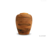 yasura® Amphore | Holzurne Birnbaum | Grösse: klein