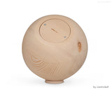 yobushi® Kugelurne | Holzurne Tanne «Bio Natur» | einfach verschraubt