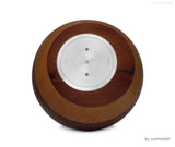 yobushi® | Holzurne Birnbaum «hell-dunkel» | mit Metalldrehverschluss