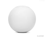 sfera bianca© | Tonurne Naturweiss | mit Kerze