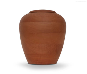 yasura® Amphore | Holzurne Birnbaum | ruhige Ausführung