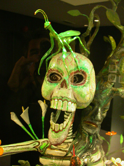 Mexican dancing skeleton