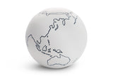sfera bianca© | Tonurne «Weltkarte» | [design + art]