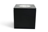 mokkyu® Kubus | Holzurne «Birne black»