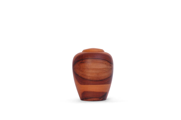 yasura® Amphore | Holzurne Birnbaum | Grösse: klein