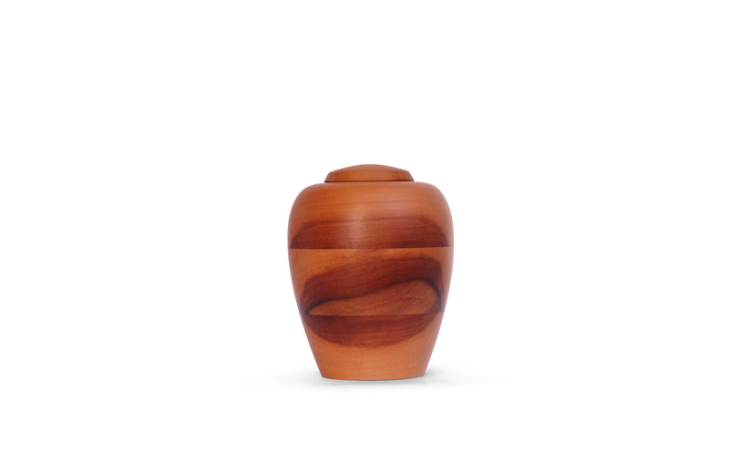 yasura® Amphore | Holzurne Birnbaum | Grösse: klein