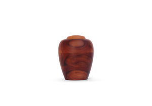 yasura® Amphore | Holzurne Birnbaum | Grösse: klein