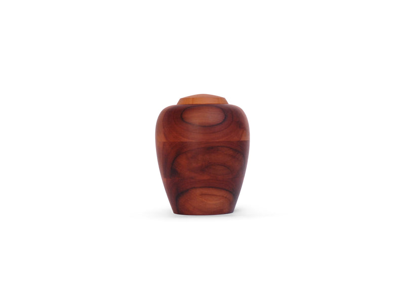 yasura® Amphore | Holzurne Birnbaum | Grösse: klein