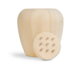 yasura® Amphora | Fir wood urn «Bandana»