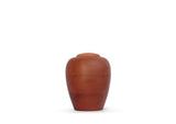 yasura® Amphore | Holzurne Birnbaum | Grösse: klein