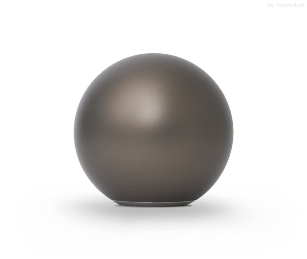 ball of love® Kugelurne «massiv» | Edelstahl «haselnuss seidenglanz»