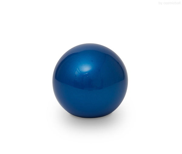 ball of love® Kugelurne «massiv» | Edelstahl «Canyon Blue» | Grösse: mini