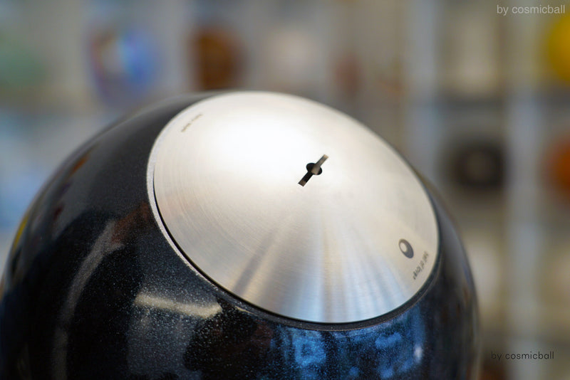 ball of love® stainless steel ball urn “solid” | Stainless steel urn «black metallica» | Size: mini