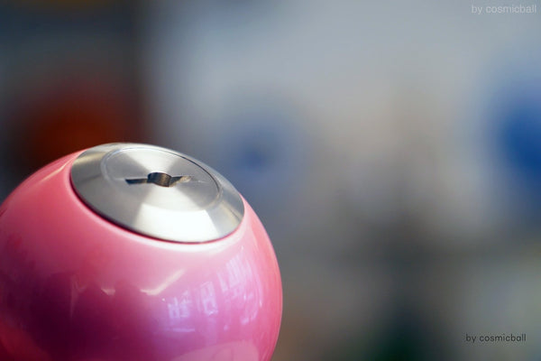 ball of love® Kugelurne «massiv» | Edelstahl «pink» | Grösse: mini