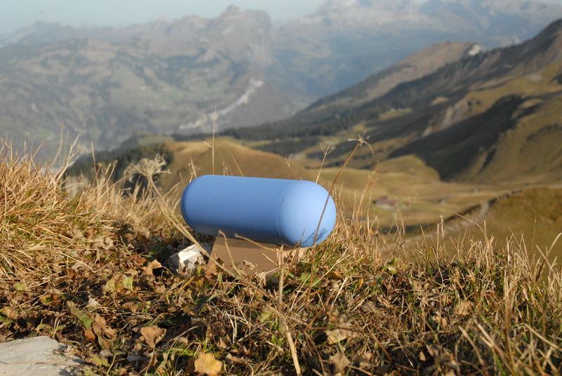capsule© Urnenskulptur | «Metall blau»