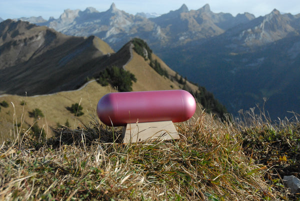 capsule© Urnenskulptur | «Aluminium rosa»