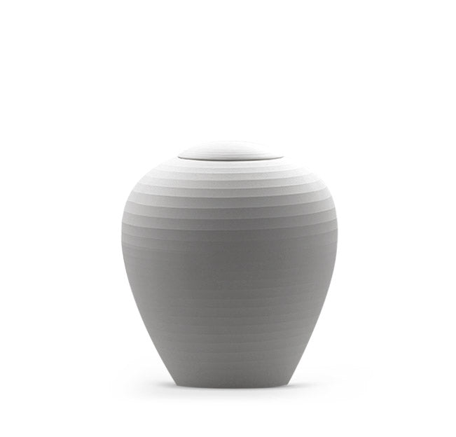 die urne© Amphore | Steinzeugton «mit Kanneluren»