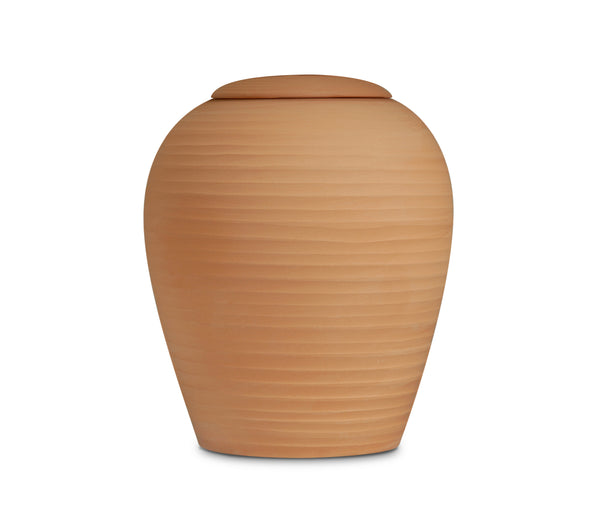die urne© Amphore | Terracotta «fein gerillt»