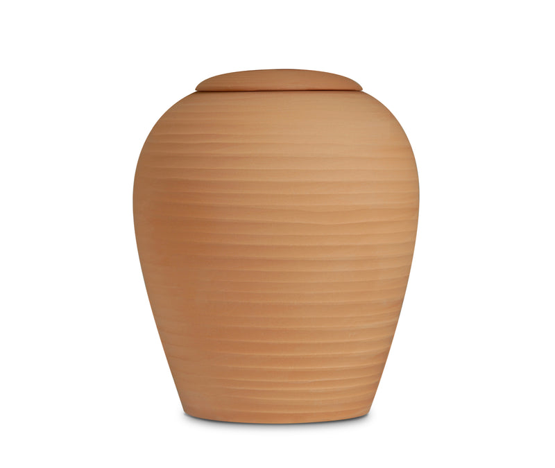 die urne© Amphore | Terracotta «fein gerillt»
