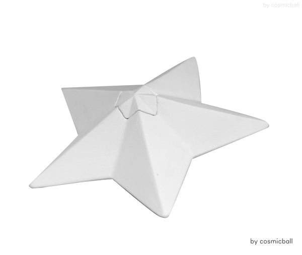 étoile blanche® | Sternurne Keramikurne weiss | Grösse: klein