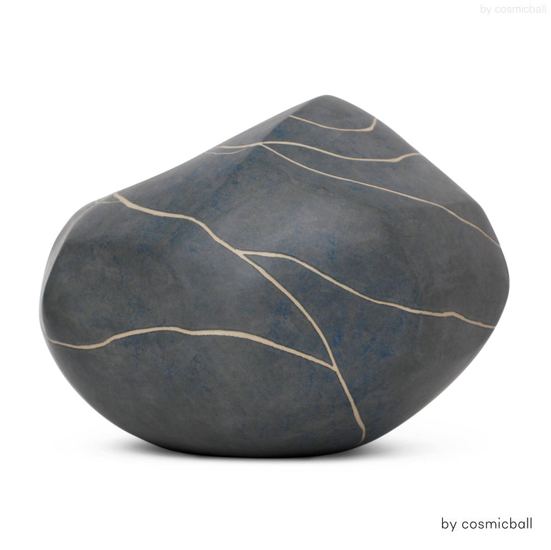 odaya® Steinurne | Tonurne grau «liegend»