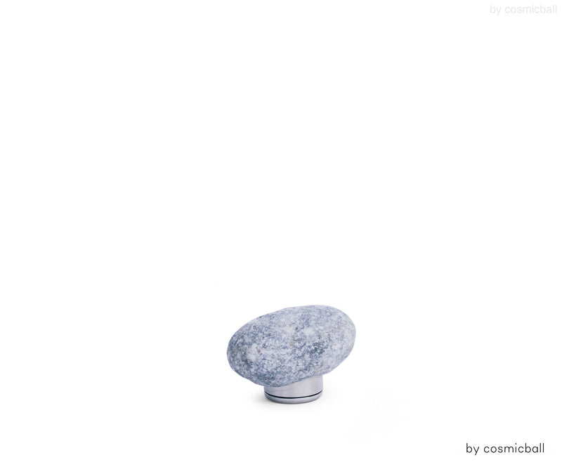 peace stone® Flusssteinurne | mit wertvollem Edelstahldrehverschluss