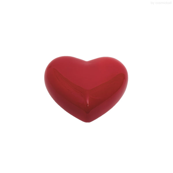 sekishin® Herzurne | Keramikurne rot | Grösse: klein