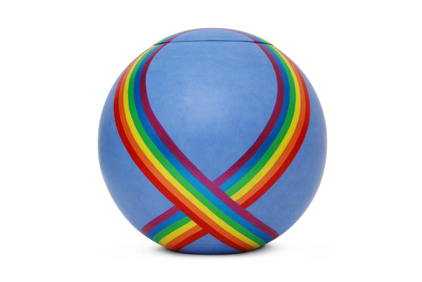 sfera azzura© Kugelurne | Tonurne «rainbow band»