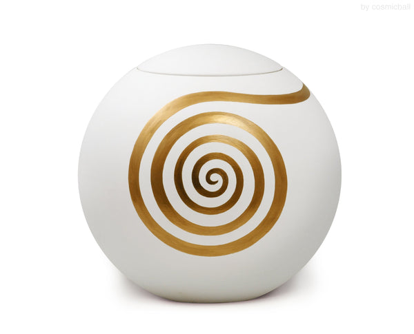 sfera bianca© Wasserurne | «Goldspirale»