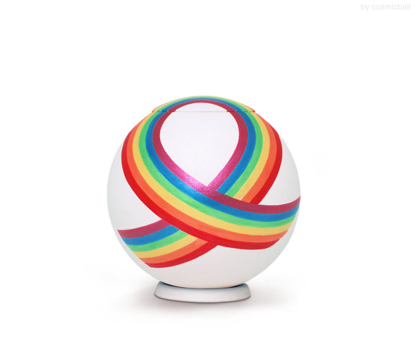 sfera bianca© Kugelurne | Tonurne «rainbow for ever» | Grösse: klein