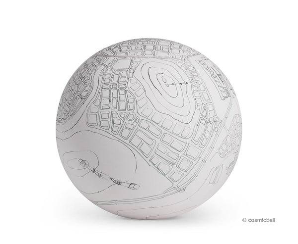 sfera bianca© | Tonurne «Stadtplan» | [design + art]