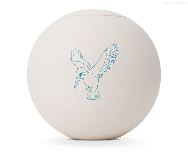 sfera bianca© | Tonurne «Eisvogel blau» | [design + art]